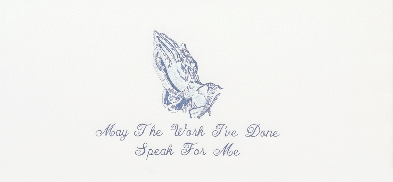HP-CD0170 Praying Hands - May The Work I've Done...